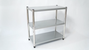 3 Layer Stainless Steel Kitchen Storage Rack Organizer Shelf Stainless Steel Rack for Family Kitchens - Keimav Official