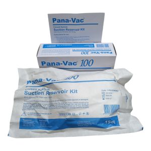 Pana-Vac Closed System Suction Reservoir Kit With Silicone Flat Drain & Tubing