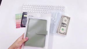 รุ่นยอดนิยม A6 สมุดบันทึกแบบหลวม Macaron Journal ปกสมุดแบบกำหนดเอง หน้าภายในแบบสร้างสรรค์ สมุดเลเซอร์