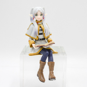 Bandai | 18cm Frieren Figure Frieren At The Funeral Figures Super Kawaii Cartoon Action Pvc Statue Cute Models Collection Dolls Gifts