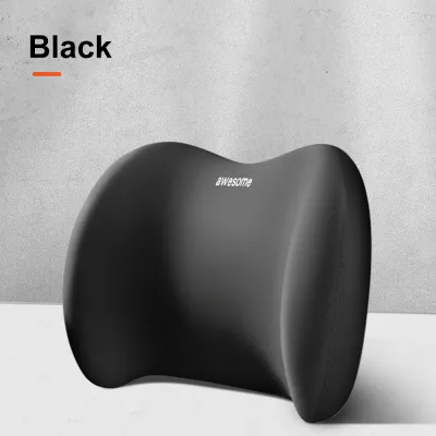 Car Pillows Memory Foam Soft Waist Cushion Car Waist Protector Head Neck Pillow Auto Seat Headrest Pillow Accessories