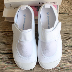 Japanese Style Ugly-Cute Shoes Big Head Shoes Student Shoes University Style Canvas Shoes Solid White Shoes Minimalist Womens Fashion Shoes