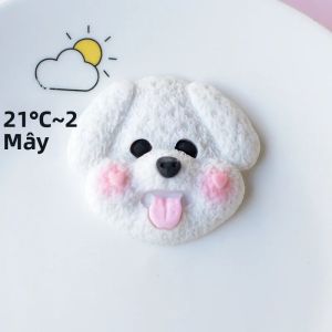 Bộ 9 Phụ Kiện Trang Trí Giày Thời Trang Hình Chú Chó Teddy Dễ Thương 3D Móc Giày Phụ Kiện Tự Làm Dành Cho Túi Bogg Quà Tặng Trẻ Em