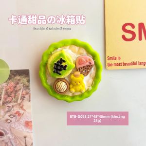 Hình Gấu Dễ Thương Hình Kem Nam Châm Gắn Tủ Lạnh Miếng Dán Từ Tính Cho Nhà Bếp Trang Trí Nhà Cửa Hoạt Hình DIY Trang Trí Nam Châm