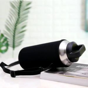 Water Bottle Carrier Bag Insulated Bag Travel Thermos Mug Cloth Cover Sleeve Holder Portable Bottle Case with Strap Water