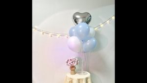 ลูกโป่งตั้งโต๊ะ ขอแต่งงาน หมั้น หัวใจสีชมพู ของประดับเด็กหญิง ปาร์ตี้วันเกิด ชุดสร้างบรรยากาศ