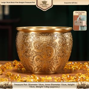 DATONGSHIJIA | Ornament Five Dragon Jar 8 Treasure Basin