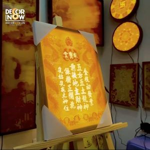 Bài vị Đèn Thờ Thần Tài Thổ Địa DECORNOW DCN-TC199