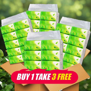 10/20/40 Pack Organic Green Tea Facial Tissue Paper Towel Tissue Car Toilet Tissue Bundle