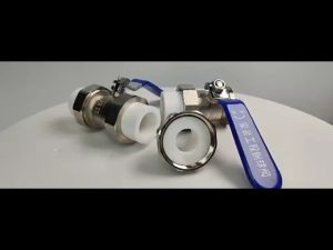 Brass PPR Ball Valve Heat Plumbing Fitting Double Union Socket Live Connect DN20 DN25 DN32