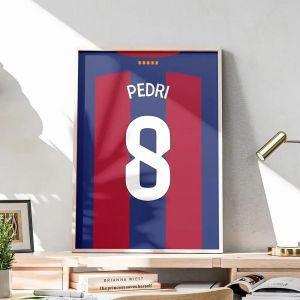 2024 Season Canvas Posters Football Jersey Sports Star Signs Wall Decor Ideal for Fans and Room Aesthetic Decor
