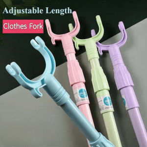 Clothes Fork Clothes Pole Clothes Rail Adjustable Fork Clothes Hook Picker Clothes Picker