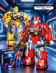 BABYSHOME | Multifunctional Magnetic Transforming Robot Toy