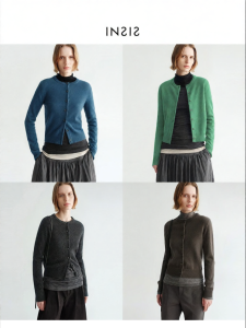 INSIS FEMME | Nordic Stylish 100 Percent Wool Winter Cardigan Sweater