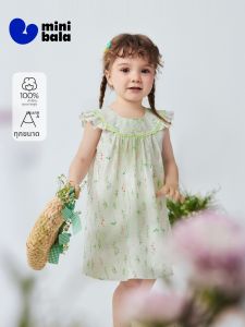 MINI BALA | Cotton Soft Sweet Country Style Girls Dress