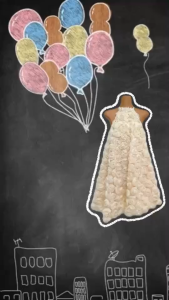 TW22820 เดรสกุหลาบฟูฟ่อง งานพรีเมียมสุดหวาน ซิปหลัง + ผูกโบว์คอสุดน่ารัก