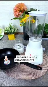 BLENDER KACA PLASTIK OMICKO/ BL-T111 PC2 IN 6 MATA PISAU ANTI PECAH BLENDER