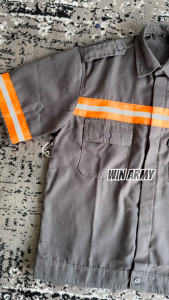 Katelpak Kemeja Wearpack Safety K3 Lengan Pendek Werpack Seragam Kerja Proyek Tambang Lapangan Lengan Pendek Werpack Pria Wanita
