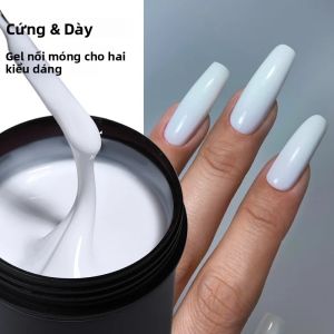 Gel Làm Móng MSHARE 142g Độ Dày Cao Màu Trắng Pháp Chất Liệu Gel Cứng Dùng Cho Khuôn Móng Kép Và Đầu Móng.