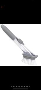 Multifunctional Cleaning Brush Automatic Soap Dispensing Kitchen Brush Dish washing Refill Long Handle Pot 洗碗刷锅海绵自动加液清洁刷