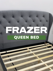 LOFT Design FRAZER Queen Size Bed Frame-Teal Green
