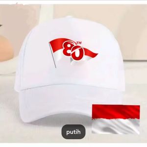 TOPI KEMERDEKAAN MERAH PUTIH AGUSTUSAN MODEL TRUCKER BASEBALL TERBARU / TOPI TRUCKER HUT RI KE 80 TAHUN INDONESIA TERBARU 2025 Dewasa