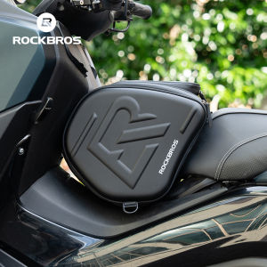 ROCKBROS Motor Fuel Tank Bag Hard Shell Pedal Motorcycle Triangle Pack Bag 14L large Capacity Stable NMAX PCX NSS350 XMAX Motor Equipment