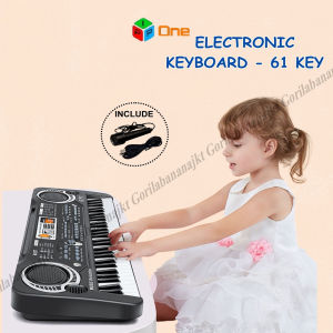 Piano Elektronik Anak 61 Keys Mainan Keyboard Electronic 61 Keys Mic Dan Charger