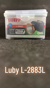 Senter Kepala Dimmer Bonus Lensa Kuning 2 Cahaya Tahan 20 Jam | 2.200mAh Cahaya Putih | LUBY L-2883L
