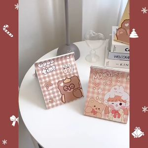 Gương Trang Điểm Tràn Viền Họa Tiết Dễ Thương Họa Tiết 3D Để Bàn Gấp Gọn Xinh Xắn Độc Đáo