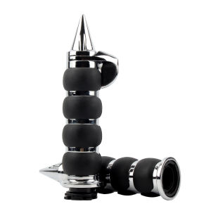 Motorcycle 7/8 Hand Grips Handlebar Handle Bar for Harley Honda Kawasaki Suzuki Yamaha Bikes Cruiser Universal Accessories