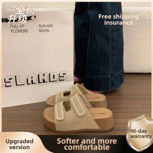 ZHENMO | Adjustable Thick Sole Slip On Sandals