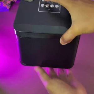 Mini Speaker Karaoke Model Premium Speaker Bluetooth 2 MIC Bluetooth 5.3 Karaoke Pesta dengan Efek 3D Surround dan Subwoofer