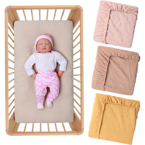 Newborn Cartoon Bed Sheet  Childrens Bed Cover  Bedspread  Knitted Cotton  Baby  Maternal and Child Supplies
