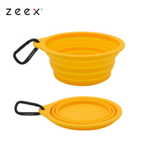 zeex | Foldable Portable Pet Feeding & Drinking Bowl