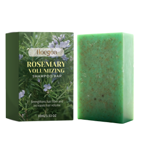 Rosemary Volumizing Shampoo Soap Thickening Gentle Cleansing Smoothing Nourishing Scalp Oil Control Refreshing Shampoo Bar 100g