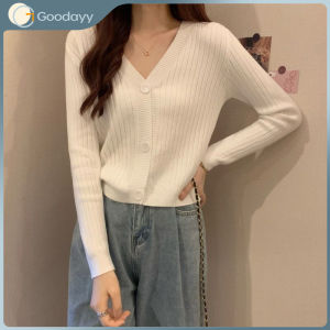 Knitted Sweaters Cardigan Jacket Women Korean Style Short High Waist Sweater Coat Women All-match Long-sleeved Knitted Cardigan