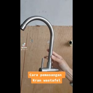 Kran Keran Angsa & Keran Wastafel & Keran Cuci Piring Stainless 1/2 Inch JS-7