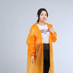Rain coats EVA เสื้อกันฝนแฟชั่น ชุดกันฝนหญิง-ชาย สไตล์เกาหลี สำหรับขี่มอเตอร์ไซค์ เสื้อกันฝนสำหรับรถ เพิ่มความหนา ใช้งานได้ระยะยาว hotbones