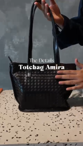 Totebag AksaraAmira Wanita - Shoulder Bag Tas Tote Bag Cewek