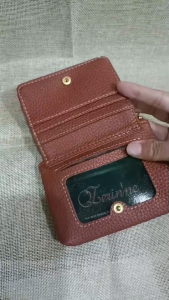 กระเป๋าสตางค์2พับ2ซิป ไซส์กลาง 5นิ้ว งานนิ่มมาก