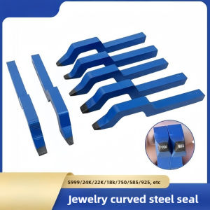 585/750/925/999 Metal Stamp Punch Set - Gold Silver Jewelry Coin Crafting Marking Tools