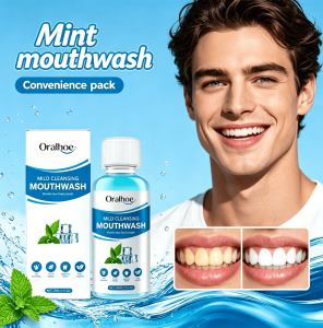 oralhoe | Cool Mint Mouthwash Quickly Wash Away Food Residues Bring Cozy Oral Care Portable Travel