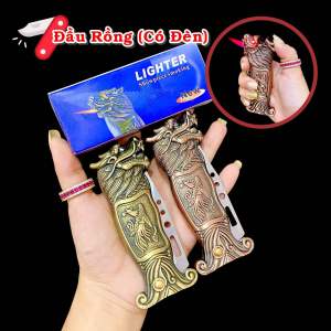 ĐỒ CHƠI CÓ ĐÈN Hình Rồng Hổ Đại Bàng Kèm D ( Kim Loại ) Có Đèn BẬT _ KHÔI NGUYÊN STORE