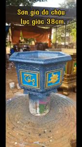 (GIÁ XƯỞNG) Sơn màu XANH ĐÁ BÓNG Sơn chậu cảnh chuyên dụng ngoại thất (Kháng kiềm sơn gốc nước hệ sơn BÓNG)