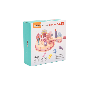 Đồ Chơi Giáo Dục Bằng Gỗ Hình Bánh Sinh Nhật Thật Sự