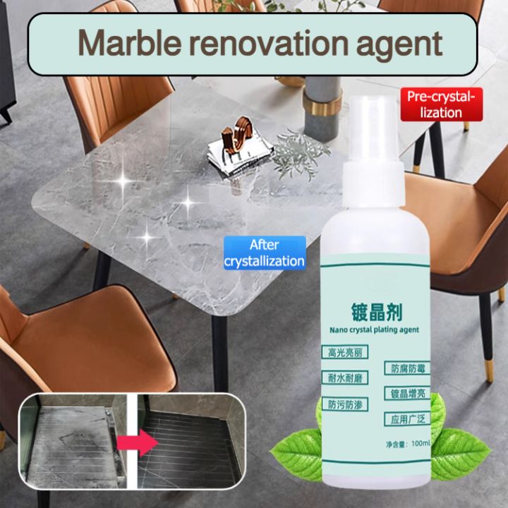 【BUY 3 FREE 2】Stone Crystallizing Agent Marble Crystallization Maintenance Glaze Corrosion White Repair Renovation Brightening Brightening Nano-Crystal Plating石材镀晶剂