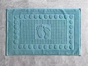 Thicken White Floor Towel For Hotel HomeFoot Bathroom MatHigh Quality 100%Cotton Non-slip Water Uptake Bathtub Towels 50*80cm