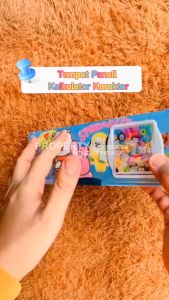 Tempat Pensil Kalkulator Karakter [Random] / Kotak Pensil Anak Untuk Perempuan Dan Laki Laki / Tepak Wadah Pinsil / Pencil Case
