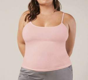 Plus Size Sleeveless Crop Top - MICA